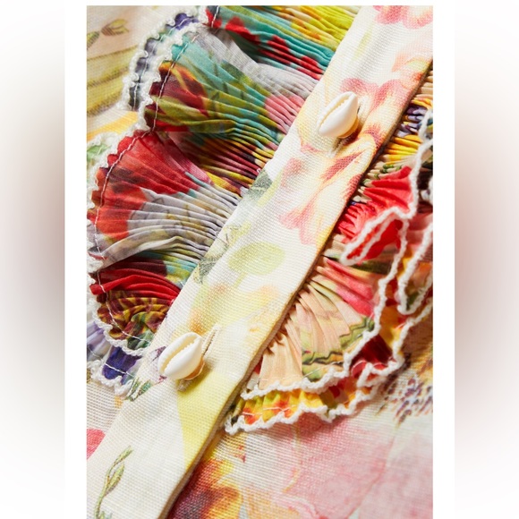 Zimmermann - Wonderland embellished floral-print blouse - Picture 4 of 14